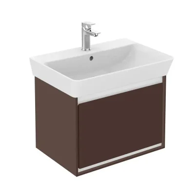 Ideal Standard Connect Air - izlietnes skapītis Cube 50 cm, brūns matēts/gaiši brūns matēts E0842VY