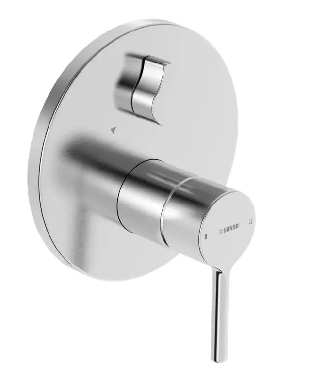 Hansa Vantis - zemapmetuma maisītājs 2 patērētājiem, matēts tērauds 8260906780
