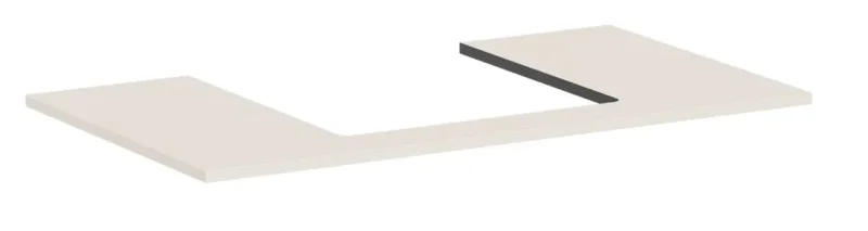 Hansgrohe Xilesa E - izlietnes virsma, 98x55 cm, izgriezums vidū, matēti bēša 54270780