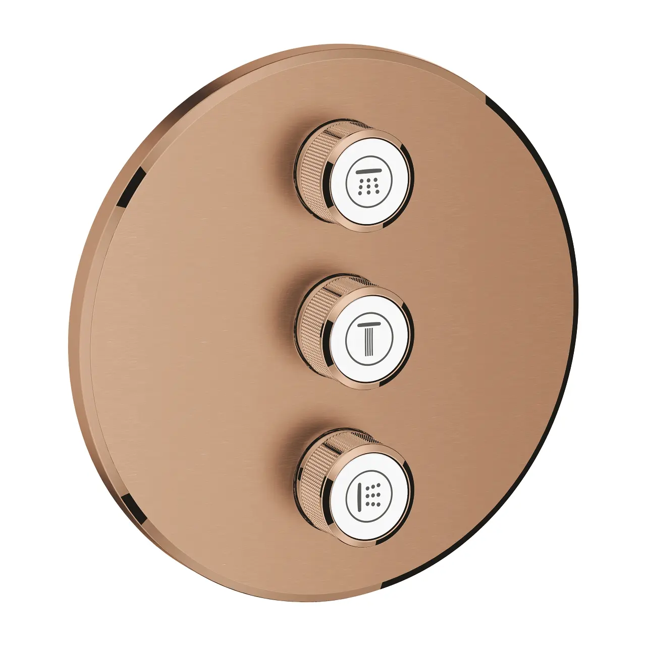 Grohe Grohtherm SmartControl - 3 virzienu zemapmetuma vārsts, Warm Sunset birstēts 29122DL0