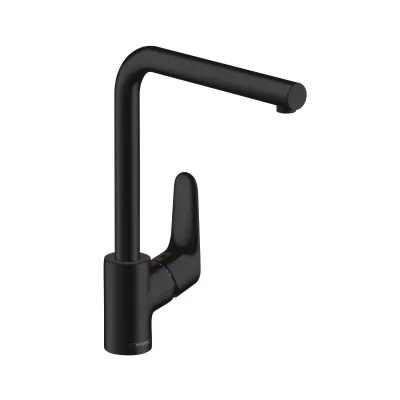 Hansgrohe Focus M41 - virtuves izlietnes maisītājs, matēti melns 31817670