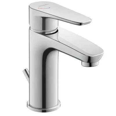 Duravit B.1 - izlietnes maisītājs ar noteces komplektu, MinusFlow, FreshStart, hroms B11013001010