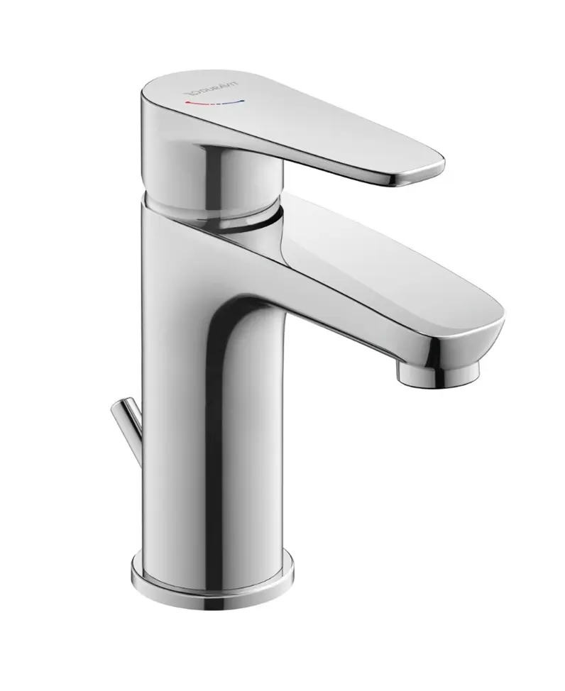 Duravit B.1 - izlietnes maisītājs ar noteces komplektu, MinusFlow, FreshStart, hroms B11013001010