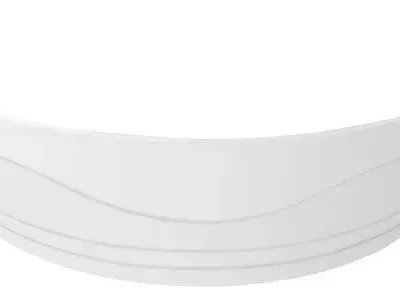 Aqualine vannas - sānu panelis DUNAJ II 140, augstums 570 mm, iekļauts montāžas komplekts G1345