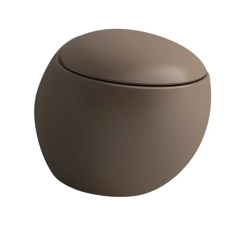 Laufen Il Bagno Alessi - piekaramais WC, Rimless, matēti brūns H8209711880001