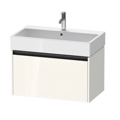 Duravit Ketho.2 - izlietnes skapītis, 44x78x46 cm, 1 atvilktne, balts spīdīgs K25077022220000