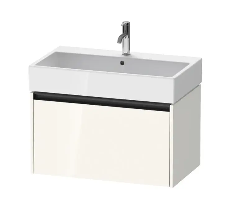 Duravit Ketho.2 - izlietnes skapītis, 44x78x46 cm, 1 atvilktne, balts spīdīgs K25077022220000