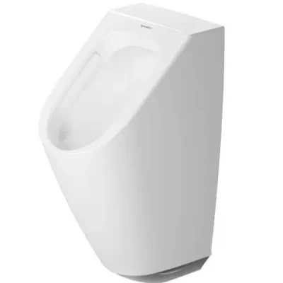 Duravit ME by Starck - elektronisks pisuārs, ūdens pieslēgums aizmugurē, tīkla pieslēgums, bez apmales, DuraShield, balts 280931AA93