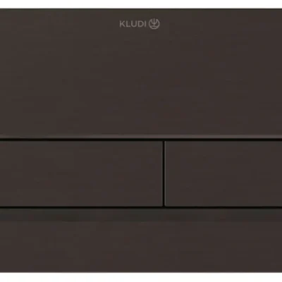 Kludi Unifix - WC vadības plate, hroms melns birstēts 32PP01N2