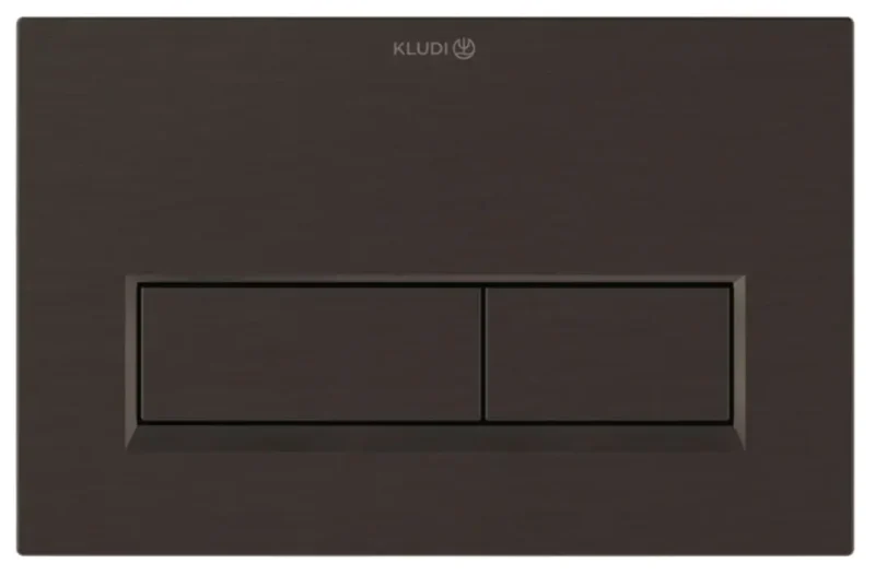 Kludi Unifix - WC vadības plate, hroms melns birstēts 32PP01N2