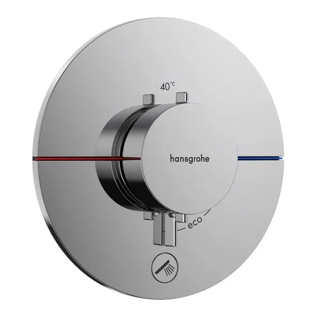 Hansgrohe ShowerSelect Comfort - zemapmetuma termostata maisītājs, hroms 15562000