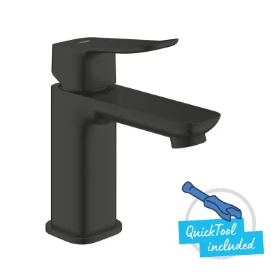 Grohe Dice - izlietnes maisītājs ar Push-Open noteci, matēti melns 1018572430