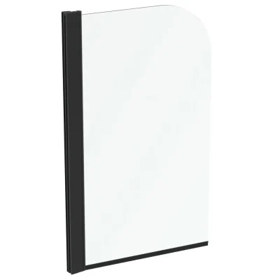 Ideal Standard Connect 2 - vannas aizsargsiena 80x140 cm, melns/caurspīdīgs T9924V3