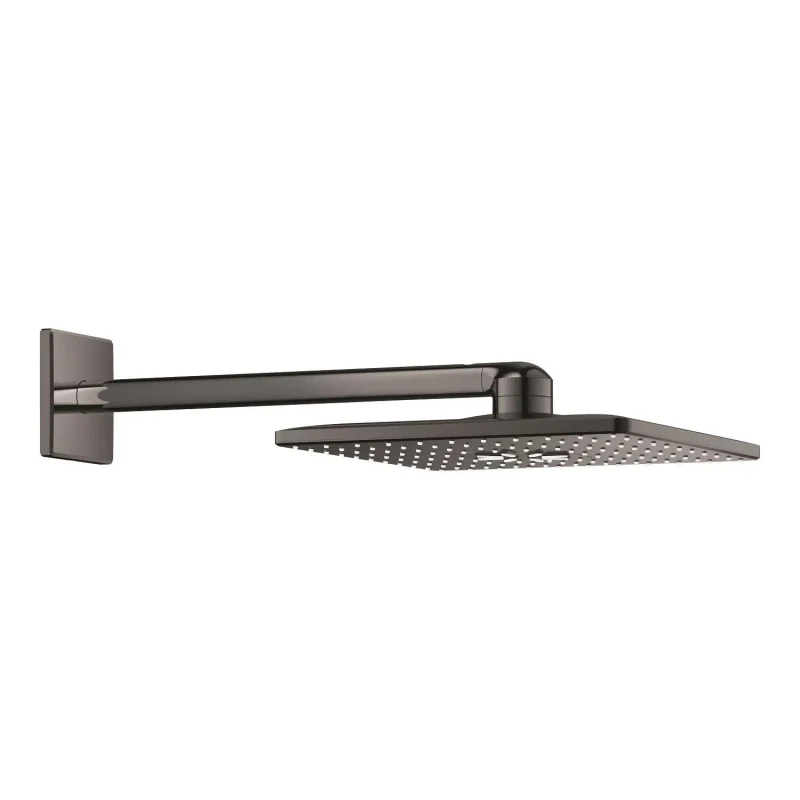 Grohe Rainshower SmartActive Cube - galvas duša 310, dušas svirs 43 cm, 2 strūklas veidi, Hard Graphite 26479A00