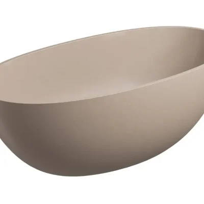 OMNIRES Shell M+ - Brīvi stāvoša vanna, 148x75 cm, matēti bēša SHELL148WWDB