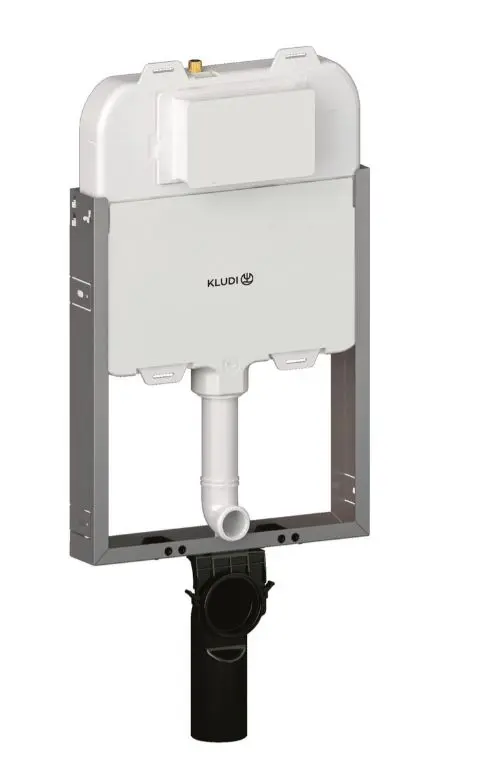 Kludi Unifix - zemapmetuma skalošanas tvertne, montāžas augstums 114 cm 79108