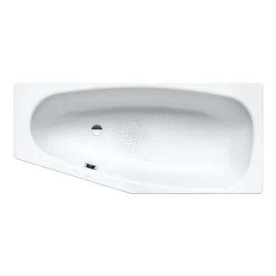 Kaldewei Advantage - Asimetriska vanna Mini kreisā 836, 157x70/48 cm, neslīdoša, pērļu efekts, balta 225230003001
