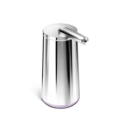 Simplehuman vannas istabas aksesuāri - bezkontakta ziepju putu dozators, 295 ml, nerūsējošais tērauds spīdīgs ST1063