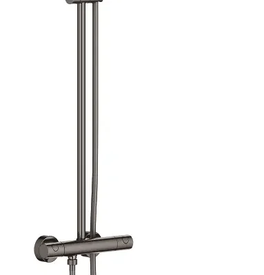 Grohe Euphoria - dušas sistēma 310 ar termostata maisītāju - virsapmetuma, Hard Graphite 26075A00