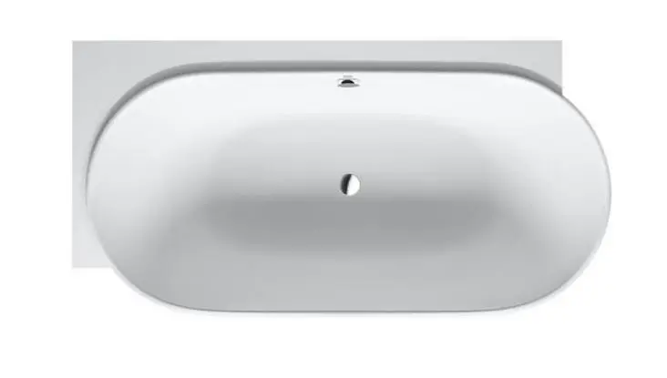 Duravit Luv - vanna 185x95 cm, kreisā, DuraSolid, balta 700431000000000