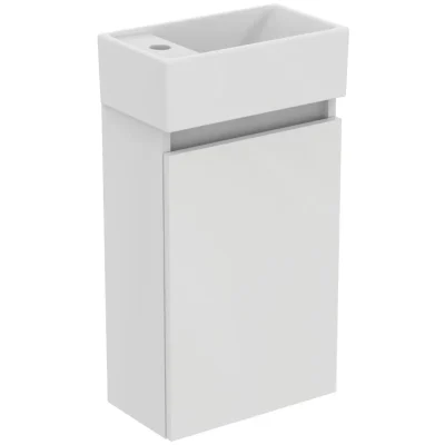 Ideal Standard Eurovit+ - roku mazgājamā izlietne ar apakšskapi, 55x35x20 cm, 1 durvis, balts spīdīgs R0570WG