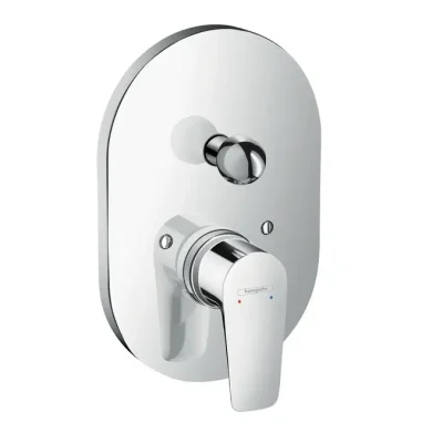 Hansgrohe Talis E - vienas sviras vannas maisītājs, zemapmetuma, hroms 71746000