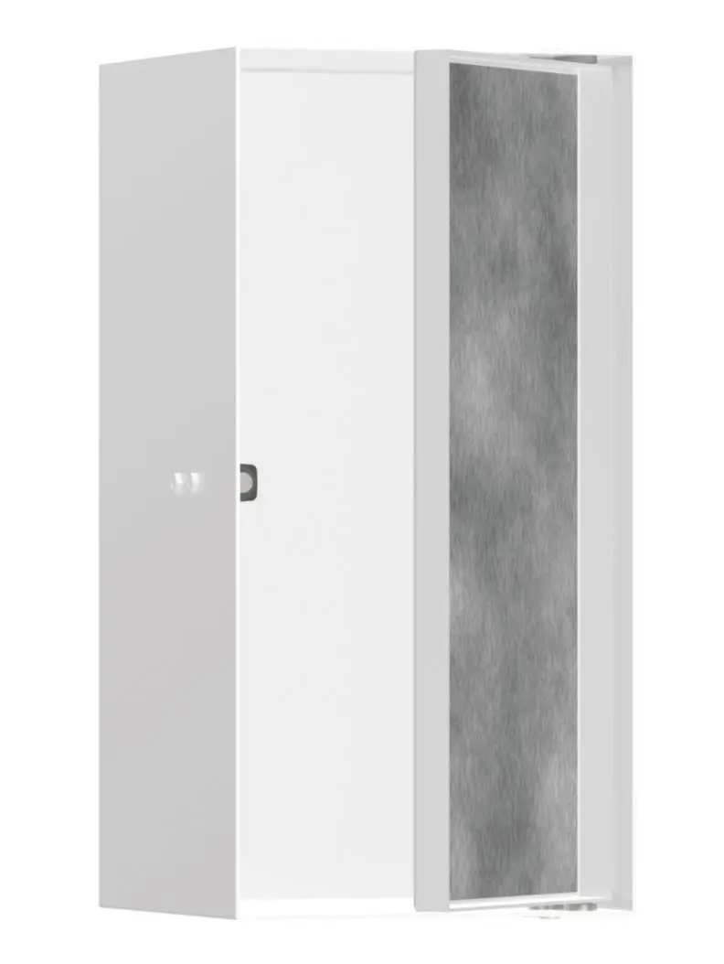 Hansgrohe XtraStoris Rock - sienas niša ar durtiņām, 30x15x14 cm, balta matēta 56088700