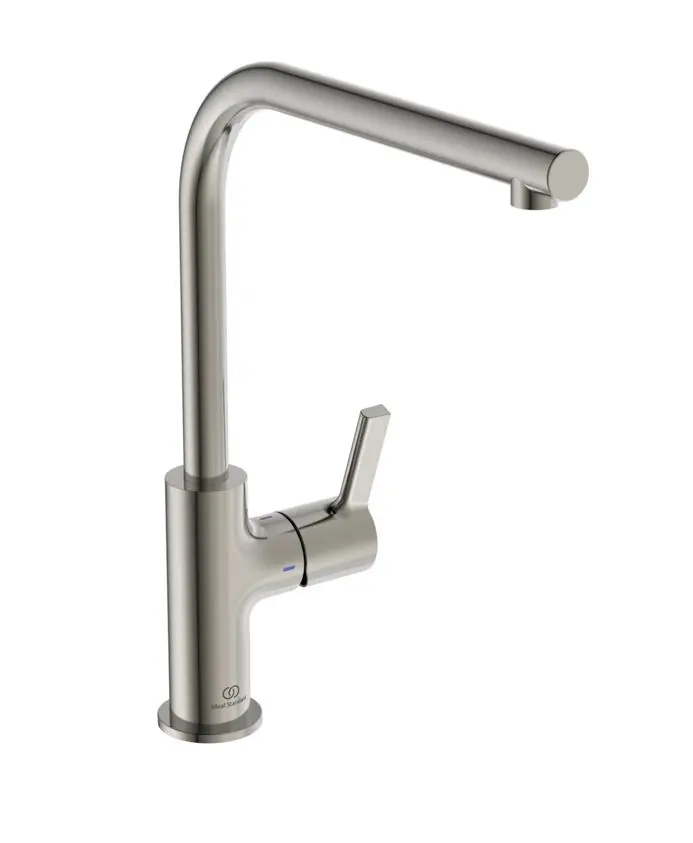 Ideal Standard Gusto - virtuves izlietnes maisītājs, tērauds BD418GN