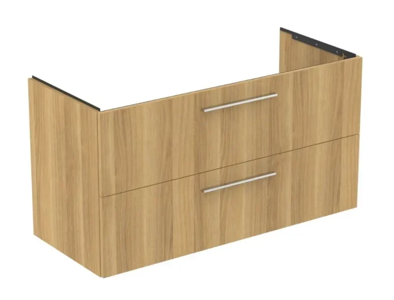 Ideal Standard i.Life B - izlietnes skapītis, 63x120x51 cm, 2 atvilktnes, pa kreisi, dabīgais ozols T5586NX