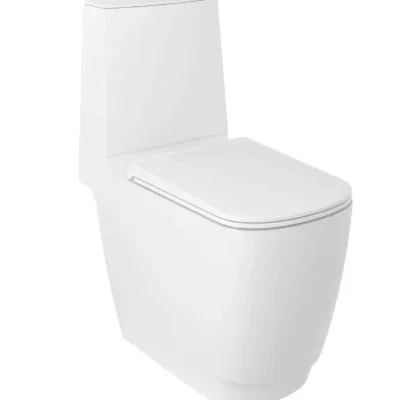 Kludi Resa S - WC kombinētais pods, apakšējā noteka, Rimless, Spiralflush, matēti balts 27WCB0253