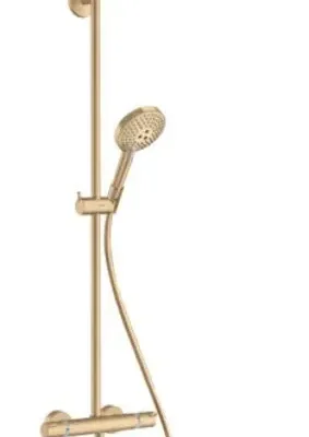 Hansgrohe Croma Select S - dušas sistēma Showerpipe 280 ar termostata maisītāju, matēta bronza 26890140