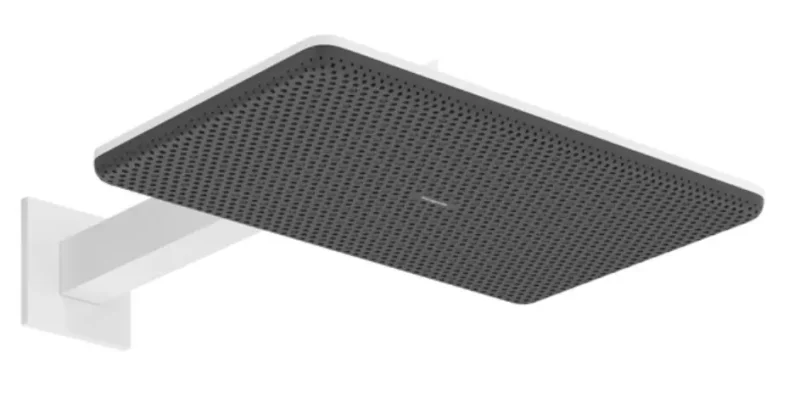 Hansgrohe Raindance Alive Q - galvas duša, 21x34 cm, 2 strūklas režīmi, matēti balta 24550700
