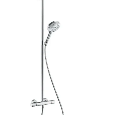 Hansgrohe Raindance Select S - dušas sistēma ar termostata maisītāju 30 cm, 2 strūklas, hromēta 27133000