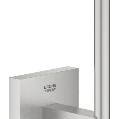Grohe QuickFix Start Cube - rezerves tualetes papīra turētājs, Supersteel 40979DC0