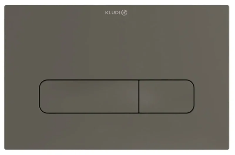 Kludi Unifix - WC vadības plate, pelēka matēta 30PP01O1