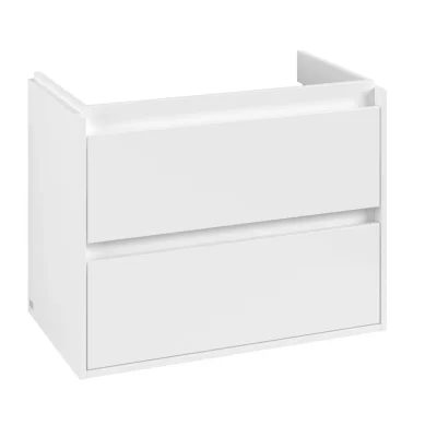 Villeroy & Boch Skyla - izlietnes apakškabinets, 77x60x44 cm, 2 atvilktnes, Brilliant White C79700VE