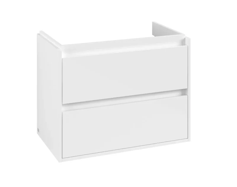 Villeroy & Boch Skyla - izlietnes apakškabinets, 77x60x44 cm, 2 atvilktnes, Brilliant White C79700VE