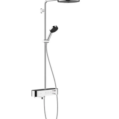 Hansgrohe Pulsify S - dušas komplekts 260 ar vannas termostatu ShowerTablet Select 400, 1 strūkla, hromēts 24230000