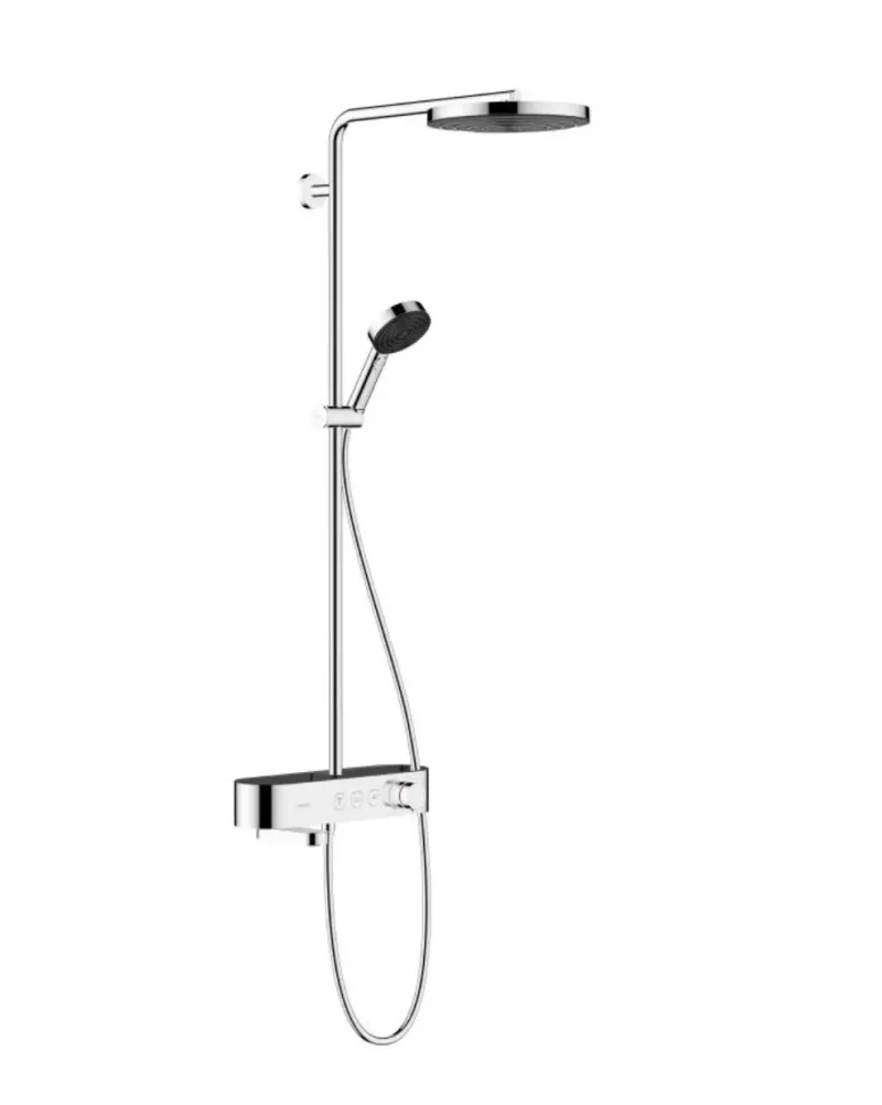 Hansgrohe Pulsify S - dušas komplekts 260 ar vannas termostatu ShowerTablet Select 400, 1 strūkla, hromēts 24230000