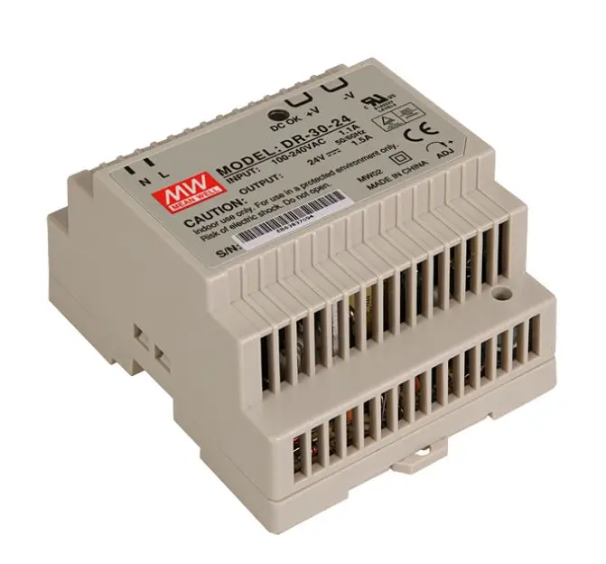 Sanela barošanas bloki - barošanas bloks montāžai uz DIN montāžas sliedes, 85-240V AC/24V DC SLZ 04Y