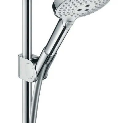 Axor Uno - Raindance Select S 120 3 strūklu dušas komplekts, stienis un šļūtene, hroms 27987000