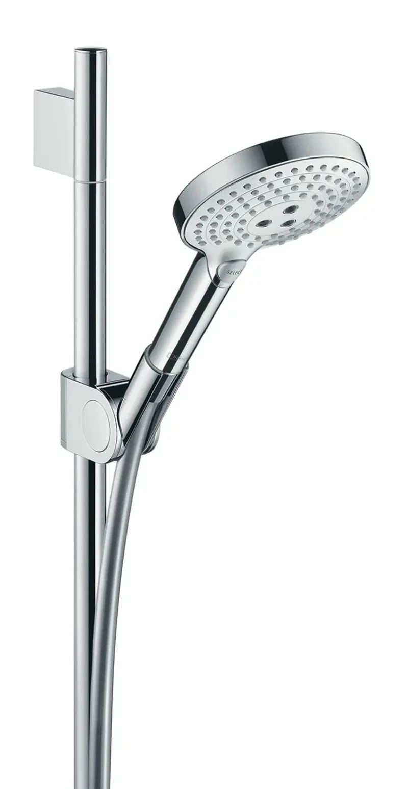 Axor Uno - Raindance Select S 120 3 strūklu dušas komplekts, stienis un šļūtene, hroms 27987000