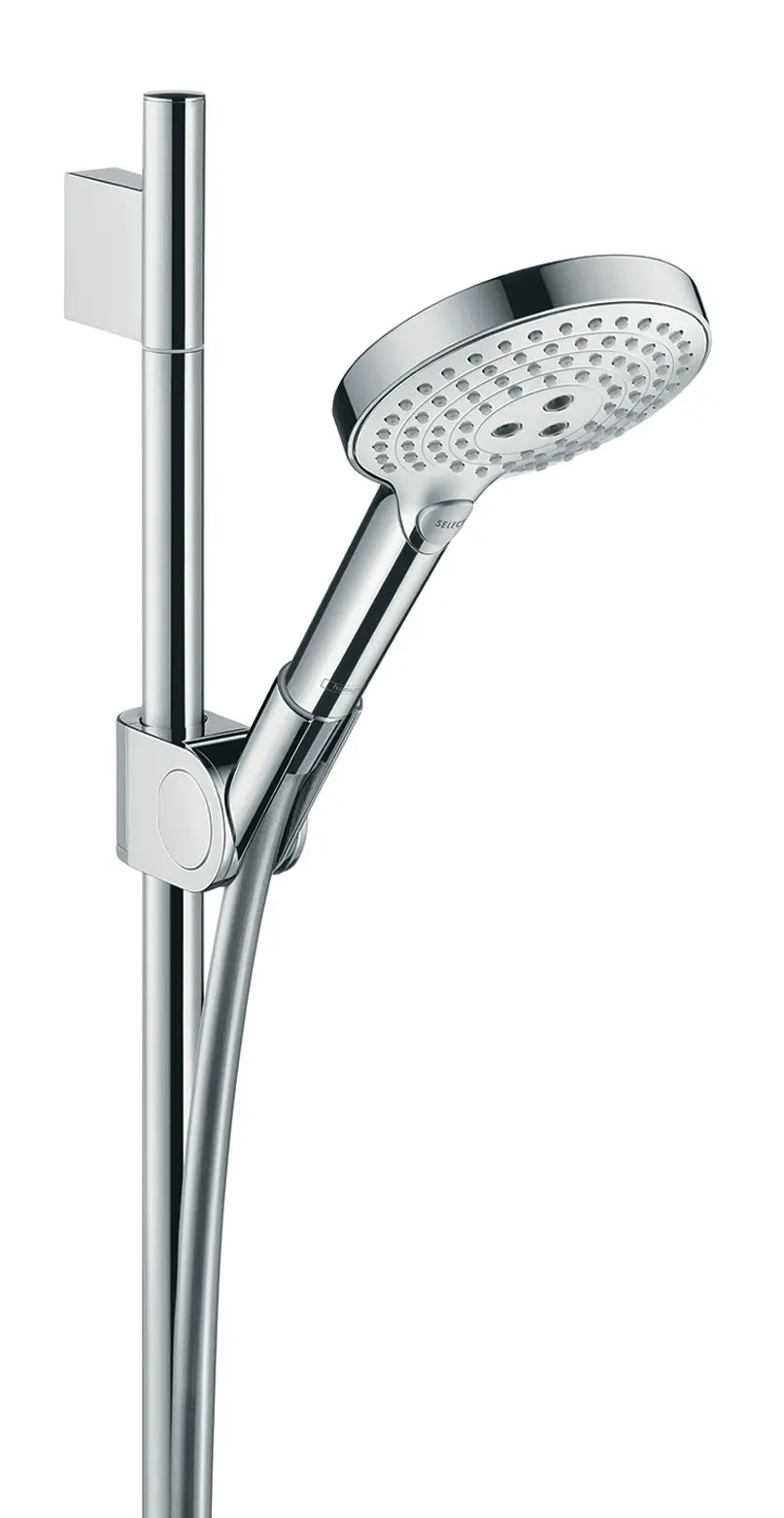 Axor Uno - Raindance Select S 120 3 strūklu dušas komplekts, stienis un šļūtene, hroms 27987000