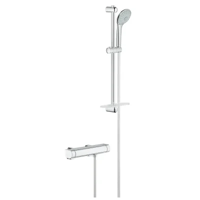 Grohe Grohtherm 2000 - termostata dušas maisītājs, dušas komplekts 60 cm, hromēts 34195001