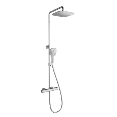 Ravak 10° Free - dušas komplekts TD F 091.00/150 ar termostatu, 25 cm, hroms X070141